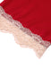 2PCS Rot 1960er Spitze Patchwork Nachthemd