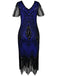 1920er Pailletten Art Deco Flapper Kleid